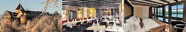 345-wald Schlosshotel Edersee Verwöhnwochenende als Arrangement mit Candlelight-Dinner und Übernachtung in der Hochzeitssuite